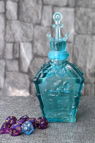 Ocean Potion Dice Bottle in Resin